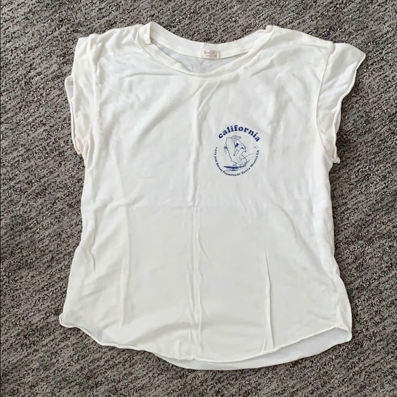 Brandy Melville white tshirt - Picture 1 of 2